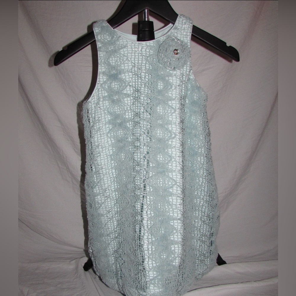 Pippa & Julie Light Blue Lace Dress